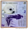 VH 3  : Bắc Cực - Arctic 2 Polar Dollars 2010 UNC Polymer - anh 1