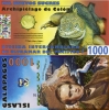 Galapagos Islands 1000 Sucres 2011 UNC Polymer - anh 1