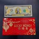 Tiền 2 USD Con Chuột Mạ Vàng 3D Quà Tặng Tết 2024