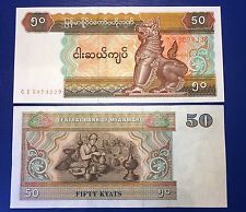 myanmar50kyat1996unc