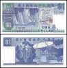 Singapore 1 Dollar 1987 UNC - anh 1