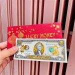 Tiền 2 USD Thần Tài Mạ Vàng 3D Tài Lộc