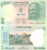 Tiền 5 rupee Ấn Độ - anh 1