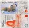 VH 9 : Bắc Cực - Arctic 8 Polar Dollars 2011 UNC polymer - anh 1