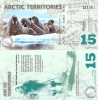 VH 12 : Bắc Cực - Arctic 15 Polar Dollars 2010 UNC polymer - anh 1