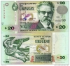 Uruguay 20 Pesos 2000 UNC - anh 1