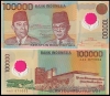 Indonesia 100000 Rupiah 1999 UNC Polymer - anh 1
