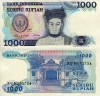Indonesia 1000 Rupiah 1987 UNC - anh 1