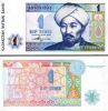 Kazakhstan 1 Tenge 1993 UNC - anh 1